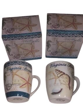TWO Verginia Beach Mugs  New